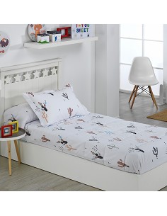 Edredón Ajustable Cama Infantil Cactus