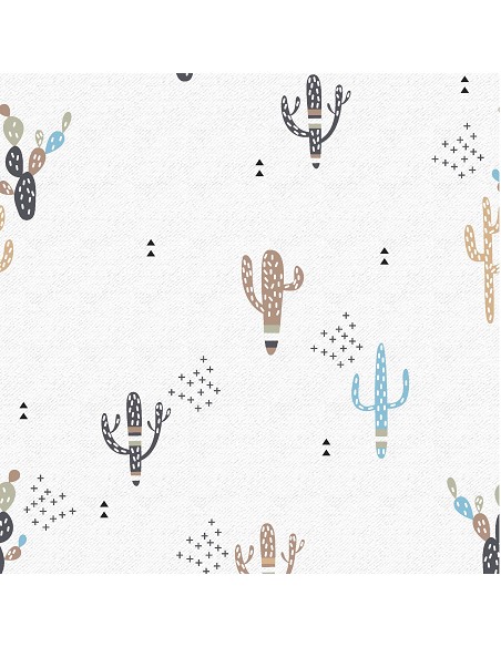 Edredón Ajustable Cama Infantil Cactus