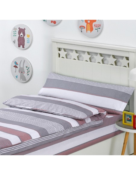 Saco Nórdico con Cremallera Edredón Ajustable Cama Infantil Zarautz Nude