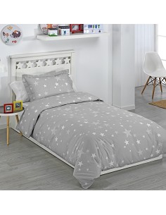 Funda Nórdica Estrellas Gris Big North 2