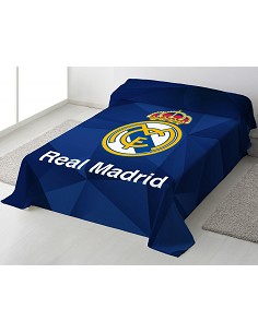 Manta Rachel Licencia Oficial Real Madrid Fútbol Cama 90