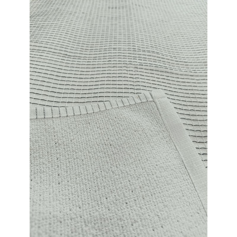 Pack de 4 Paños de Cocina en Color Gris de 40x70 cm 100% Algodón