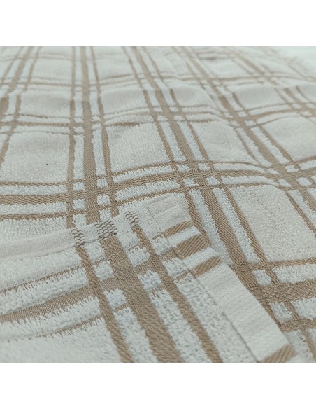 Pack de 4 Paños de Cocina en Color Beige de 40x70 cm 100% Algodón