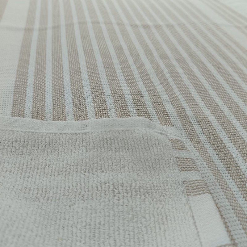 Pack de 4 Paños de Cocina en Color Beige de 40x70 cm 100% Algodón