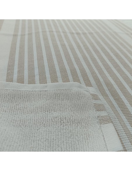 Pack de 4 Paños de Cocina en Color Beige de 40x70 cm 100% Algodón