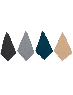 Pack de 4 Paños de Cocina Medida 40X70 cm Modelo Gofrado Multicolor