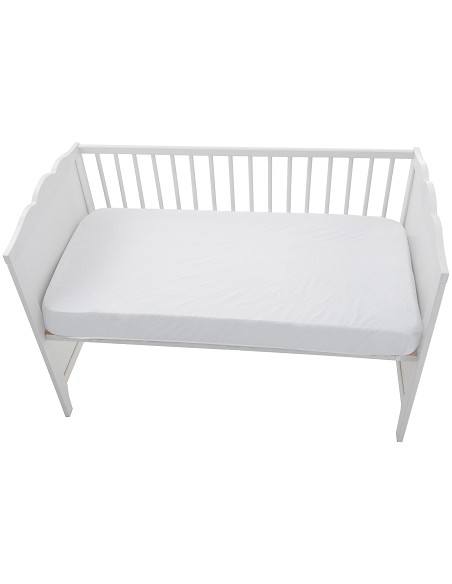 Protector de Colchón Impermeable para Cuna de Tejido Rizo Algodón Modelo Posets