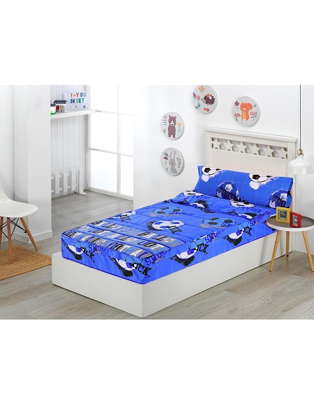 Saco Nórdico Ajustable con Cremallera Fútbol Quick para Cama 90 Infantil y Cama 105