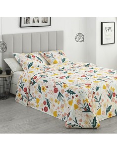 Funda Nórdica Floral y Colorida con Fundas Almohada Modelo Florenzia