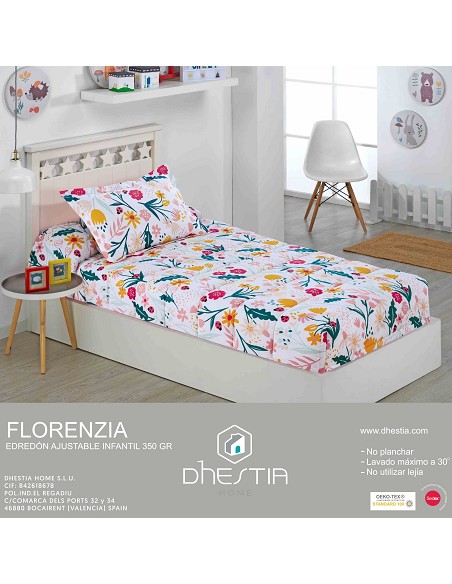 Edredón Ajustable Cama 90 Infantil y Cama 105 de 350 gr Florenzia