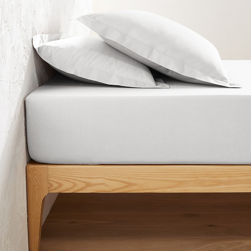 Juego de Sábanas Blancas Sin Planchado Baratas Hotel de Microfibra