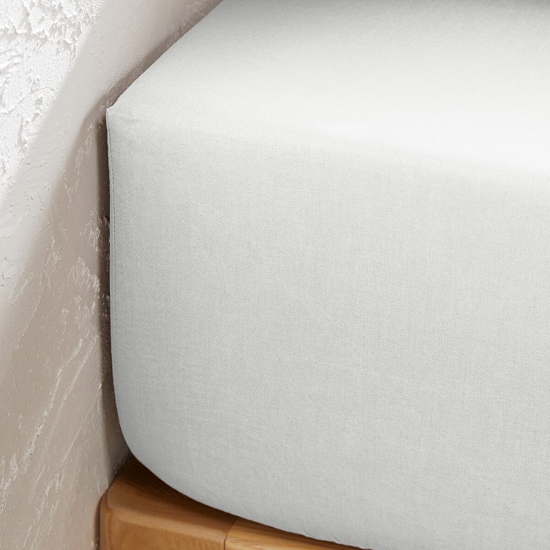 Juego de Sábanas Blancas Sin Planchado Baratas Hotel de Microfibra