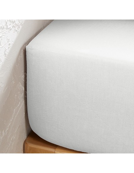 Juego de Sábanas Blancas Sin Planchado Baratas Hotel de Microfibra