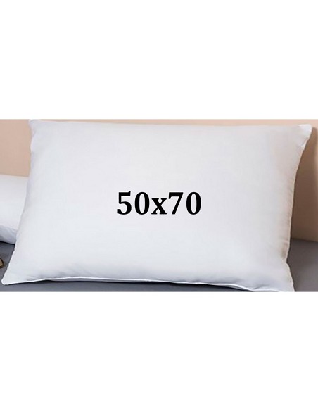 Almohada de Fibra 50X70 cm Peso de 900 Gr Tejido Microfibra Especial Hotel