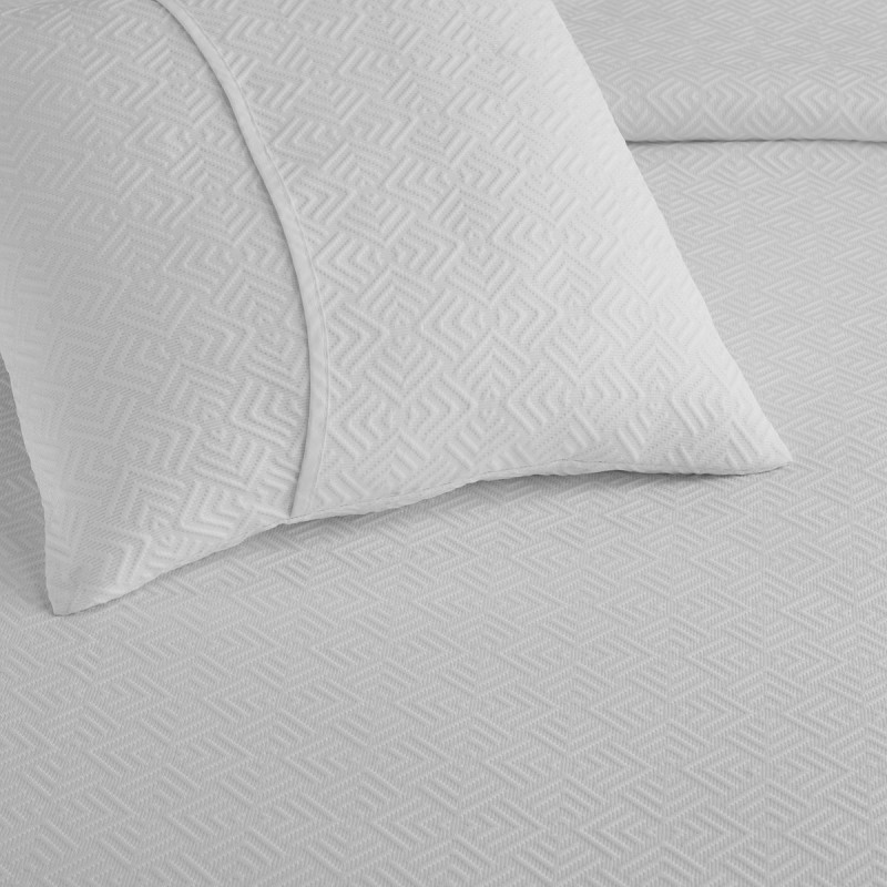 Colcha Piqué Cubic Blanca Calidad...