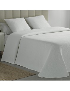 Colcha Piqué Rombos Blanca... 2