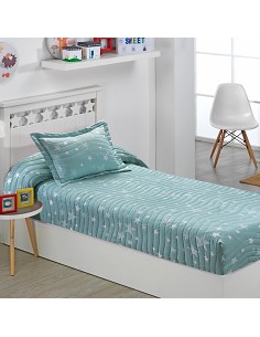 Colcha Bouti Ajustable Cama Nido Infantil y Juvenil de Verano Estrellas Agua 2