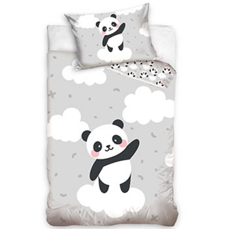 Funda Nórdica de Cuna Diseño Oso Panda 100% Algodón Baby226009