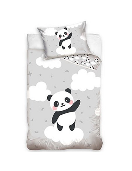 Funda Nórdica de Cuna Diseño Oso Panda 100% Algodón Baby226009