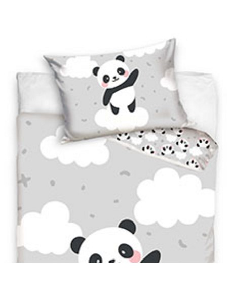 Funda Nórdica de Cuna Diseño Oso Panda 100% Algodón Baby226009