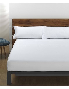 Juego de Sábanas Blancas para Hotel 100% Algodón Natural 2