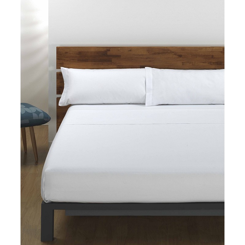 Juego de Sábanas Blancas para Hotel 100% Algodón Natural