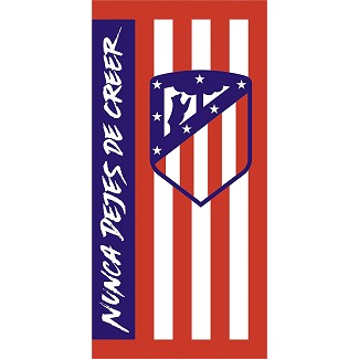 Toalla Atlético de Madrid 100% Algodón Rayas 06