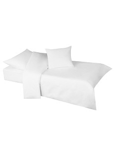 Juego Funda Nórdica Blanco Cuna 100% Algodón de Dhestia