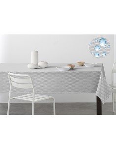 Mantel Antimanchas Gris Candy Star de Dhestia