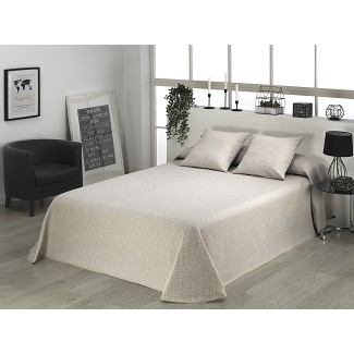 Colcha Piqué Cama Hotel Crudo Beta 10