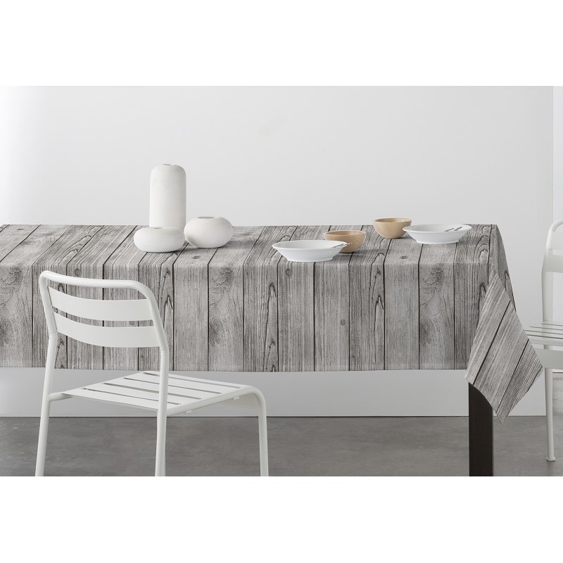 Mantel Antimanchas Gris Fusta de Dhestia