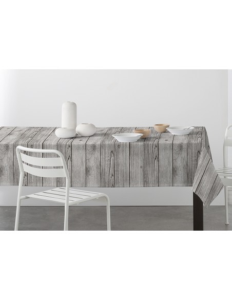 Mantel Antimanchas Gris Fusta de Dhestia