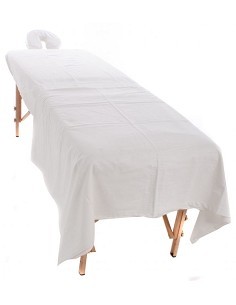 Sábana Protectora Camilla Masaje y Estética de Tela Reutilizable 120X240 cm 2