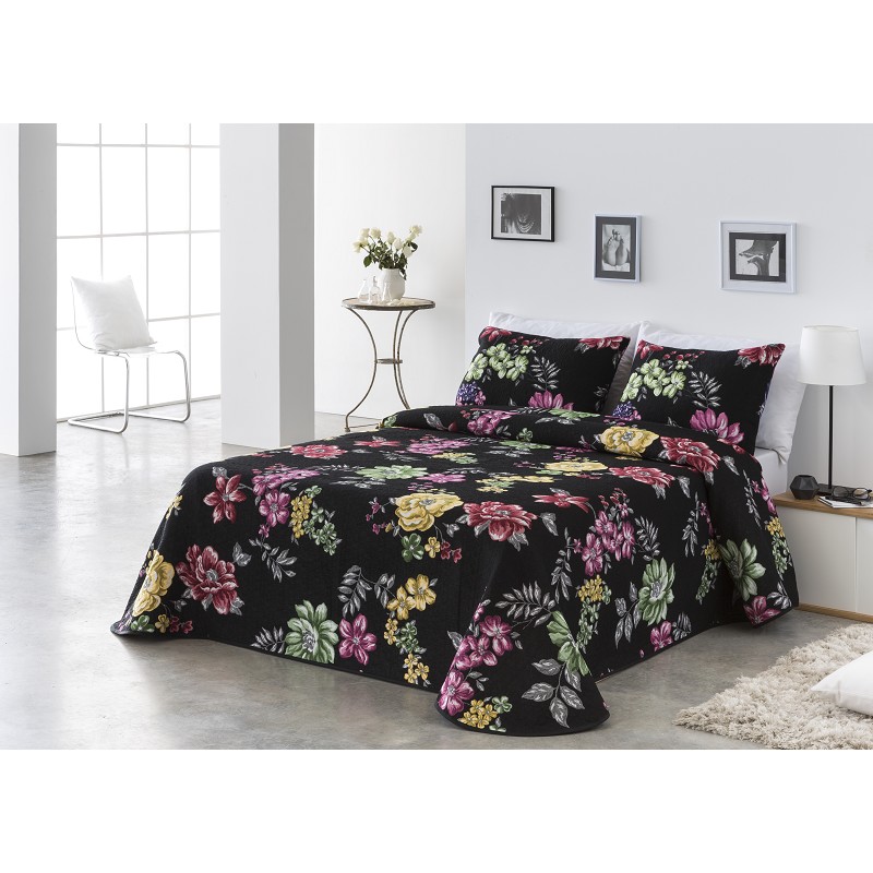 Colcha Flores Sofia Blanca de Dhestia