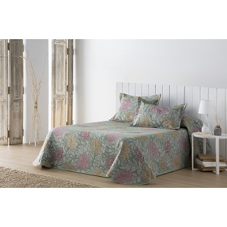 Colcha Flores Sofia Blanca de Dhestia 2