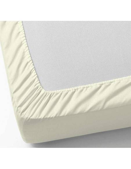 Sábanas Bajeras Ajustables con Elástico Perimetral de Colores Polialgodón