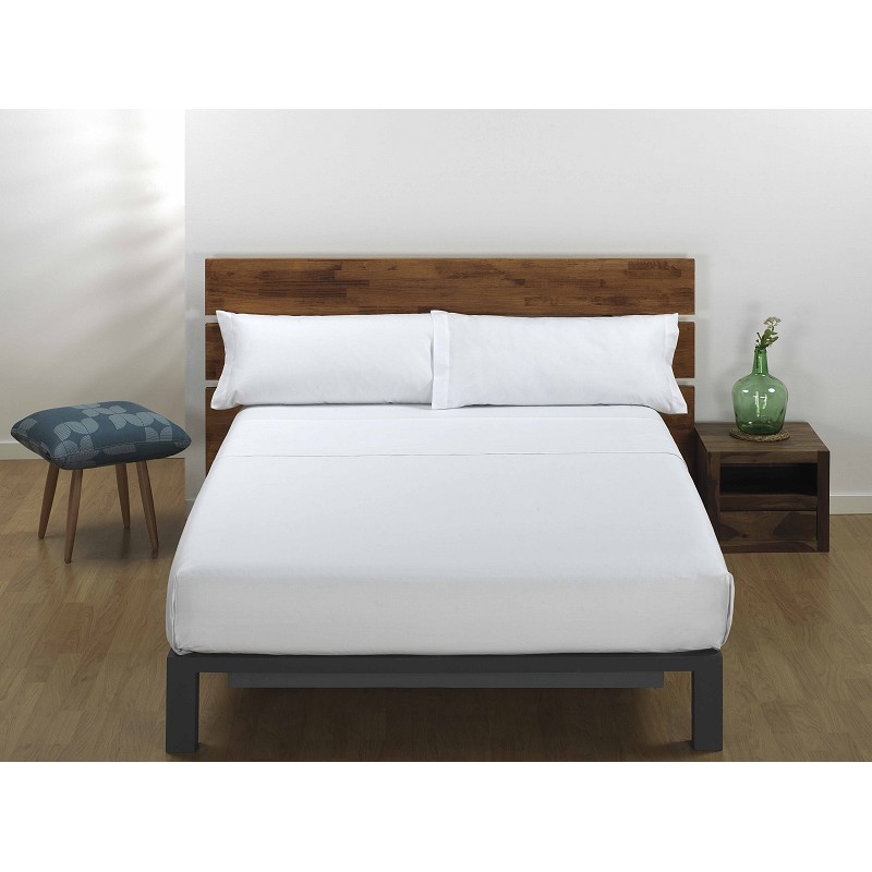 Juego de Sábanas Blancas para Hotel 100% Algodón Natural