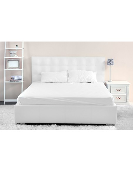 Juego de Sábanas Blancas Hotel Polialgodón 50/50