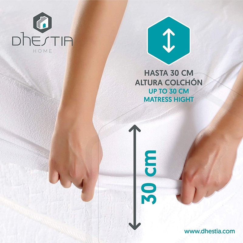 Protector de Colchón de Rizo Elástico Impermeable y Transpirable Posets