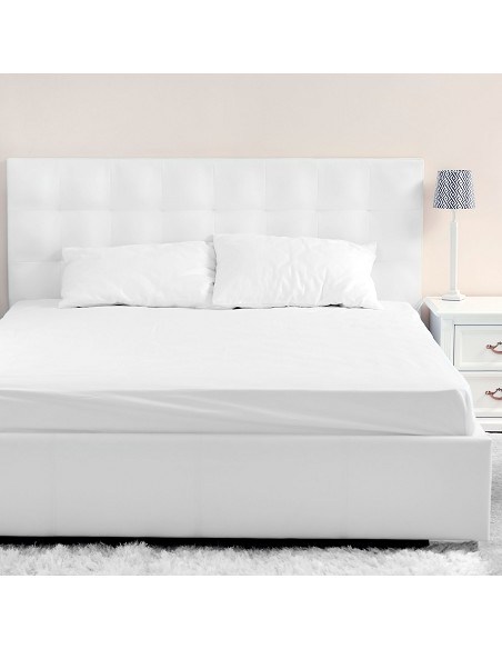 Juego de Sábanas Blancas Hotel 100% Algodón Natural