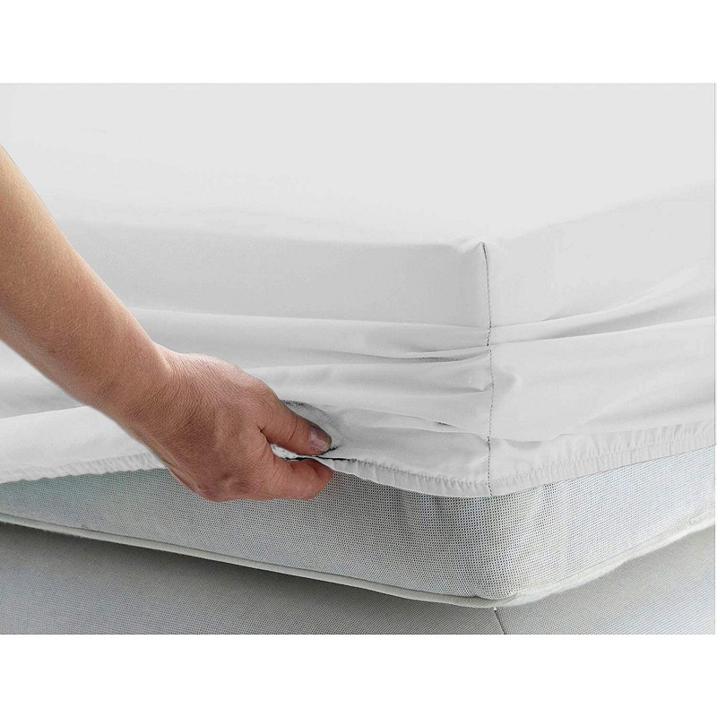 Juego de Sábanas Blancas Hotel 100% Algodón Natural