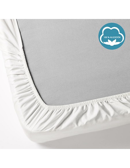 Juego de Sábanas Blancas Hotel 100% Algodón Natural