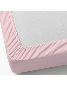 Sábanas Bajeras Ajustables con Elástico Perimetral de Colores Polialgodón 2