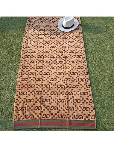 Toalla de Playa 100% Algodón Egipcio Terciopelo 85X165 cm Gran Gucci