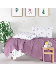 Colcha Piqué Multiusos Nido Abeja 100% Algodón Para Cama Metali de Sibiles 2