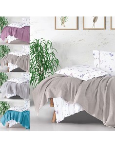 Colcha Multiusos Foulard Sofá Nido de Abeja 100% Algodón Metali de Sibiles