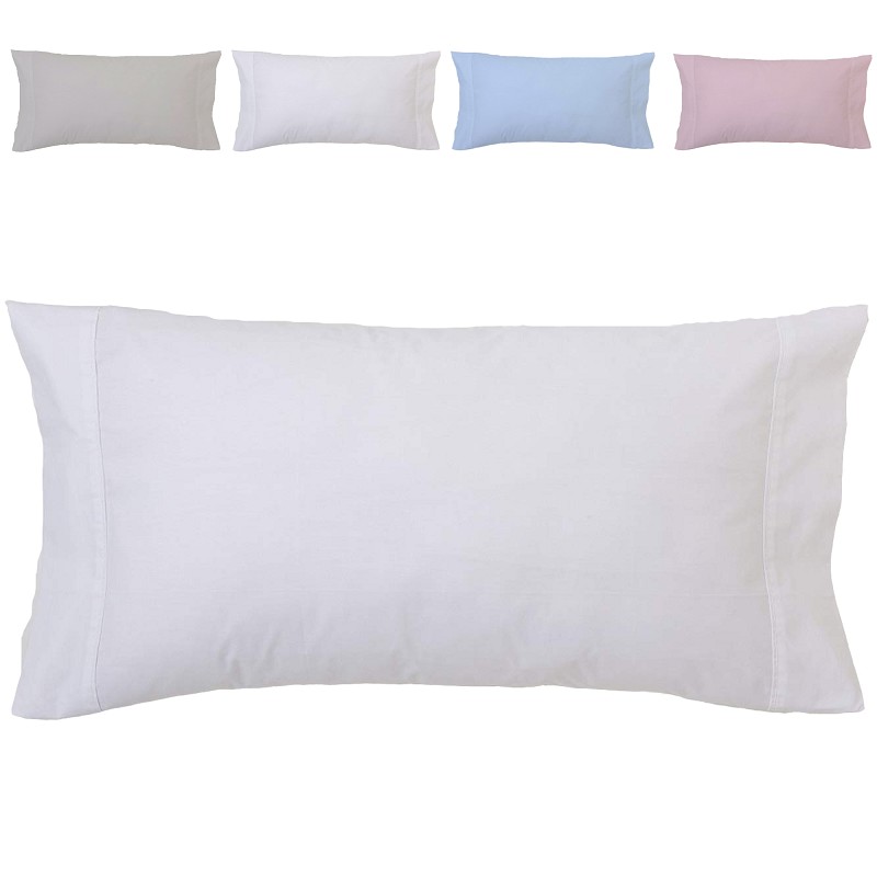Funda de Almohada de Bocas Abiertas 100% Algodón Hotel