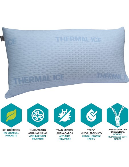 Almohada Fibracool Refrescante y Anticalor de Dhestia