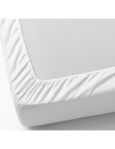 Sábana Bajera Blanca Hotel 100% Algodón 2