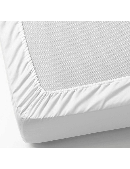Sábana Bajera Blanca Hotel 100% Algodón